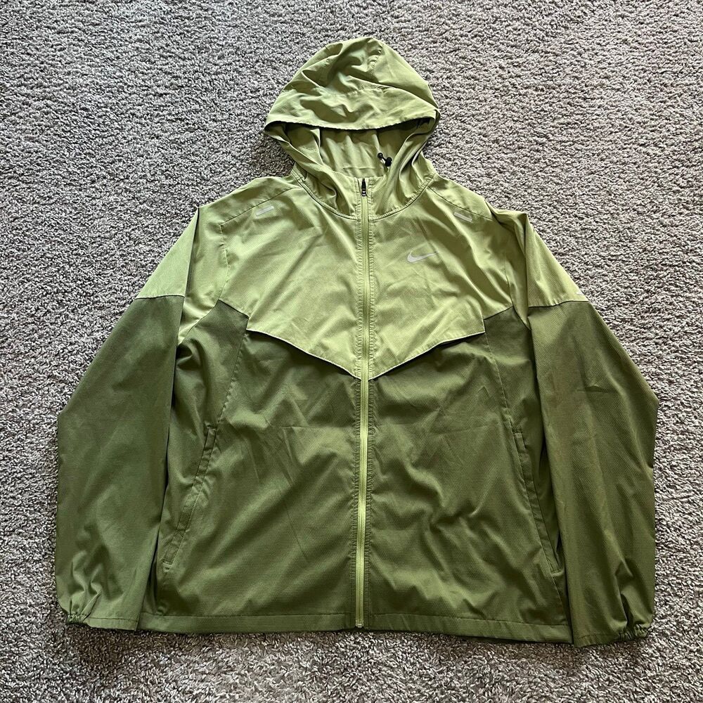 Nike Windrunner Repel Packable Running Jacket Oli… - image 1